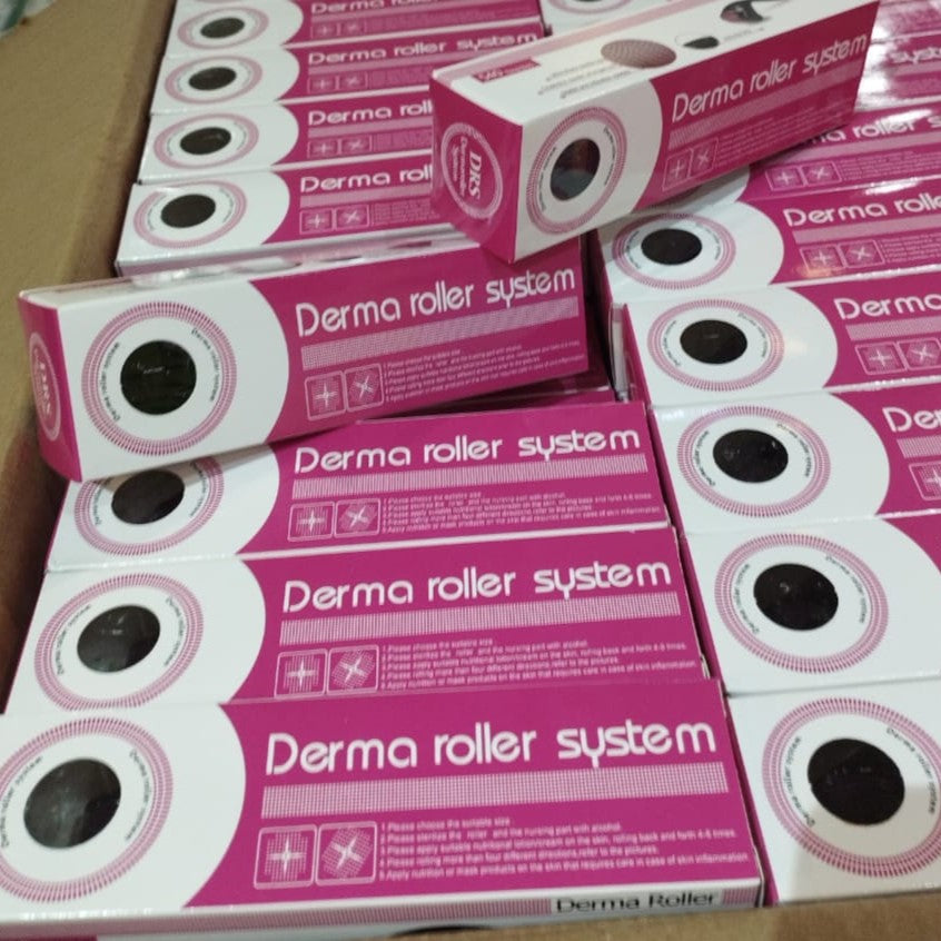 Premium Titanium Needles Derma Roller 0.5mm | Facial Skin Care Roller for Beauty & Daily Skincare Routine